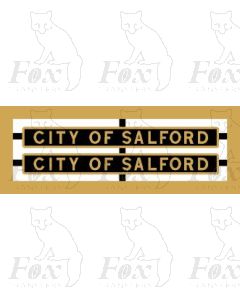 6257 CITY OF SALFORD (Late LMS format in BRASS)