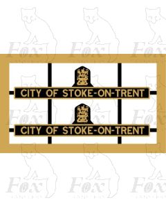 46254 CITY OF STOKE ON TRENT (crested)