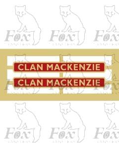 72006  CLAN MACKENZIE
