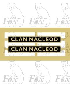72008  CLAN MACLEOD