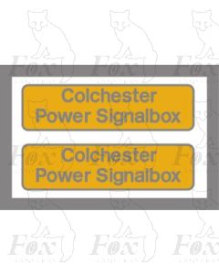 66704 Colchester Power Signal Box