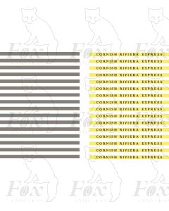 Coachboards - CORNISH RIVIERA EXPRESS - multicolour