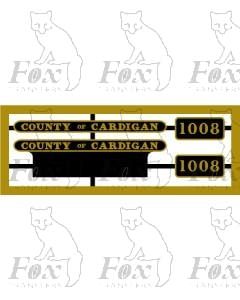 1008 COUNTY OF CARDIGAN
