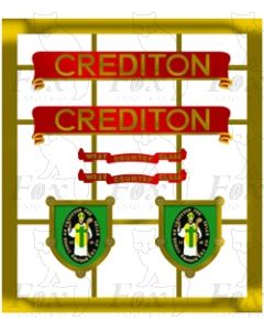 34048RB  CREDITON (includes backing plates)