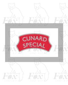 Headboard (plain) - CUNARD SPECIAL - red