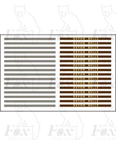 DEVON BELLE - Steel Coachboards