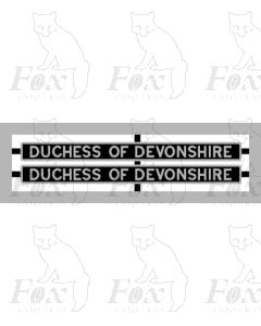 6227 DUCHESS OF DEVONSHIRE (for streamlined locos)