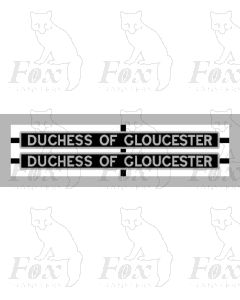  DUCHESS OF GLOUCESTER (Early LMS format in STAINLESS STEEL)