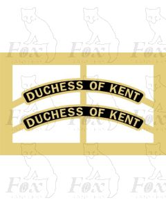6212  DUCHESS OF KENT