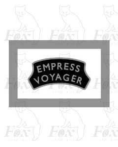 Headboard (plain) - EMPRESS VOYAGER - black