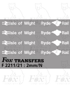 Isle of Wight Ryde Rail Brandings