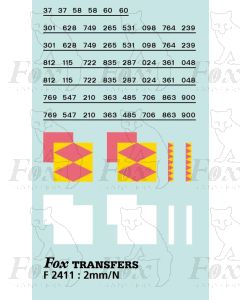 Rf Speedlink Distribution (larger size faded) Symbols/TOPS numbering (Classes 37/58/60)