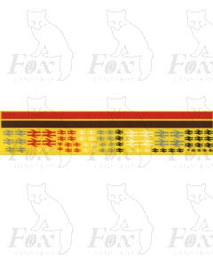 Station Fascia Bands and Double Arrow Motifs 