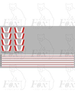 NSE Multiple Unit Lining/Chevrons (circa 1988)