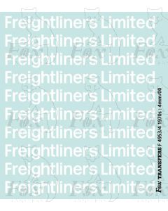 Freightliner Limited 1970s container logos