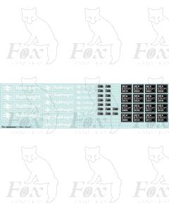 HEA hopper Railfreight livery pack - 8 vehicles