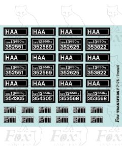 HAA Merry-go-round Hopper data/maintenance panels