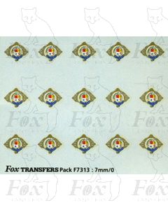 Waterman Railways Loco/Coach Crests