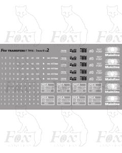 Mainline Freight MEA Box Wagons Detailing 
