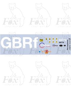 GBRf - GB Railfreight 66779 Evening Star Livery Elements