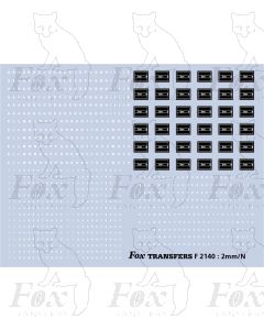 Freight vehicle Data Panels (white/black)