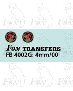 BRS Door badges Black