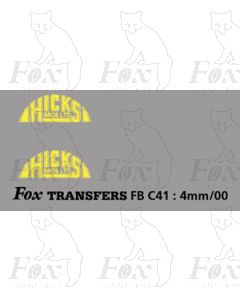 FLEETNAMES - HICKS (HALF MOON) 