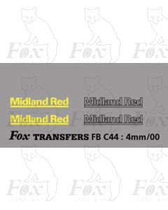 FLEETNAMES - MIDLAND RED 