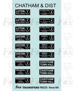 DESTINATION SCREENS - CHATHAM & DIST 