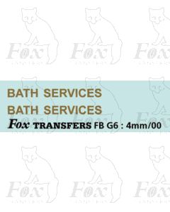 FLEETNAMES - BATH SERVICES