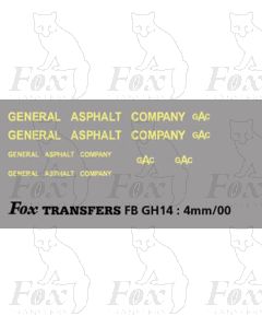 TRANSPORT COMPANIES - GENERAL ASPHALT cream