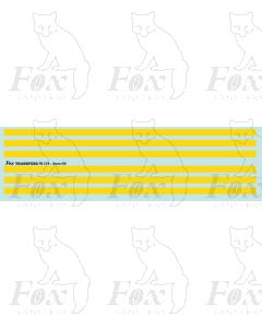 LINING 150mm x 4.0mm yellow