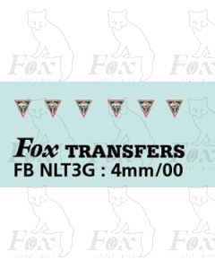 LT Country area Radiator badge set