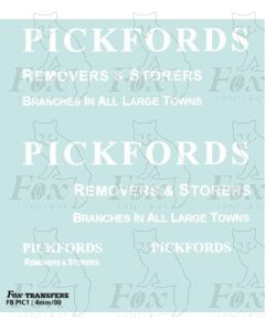 PICKFORDS Furniture van set 