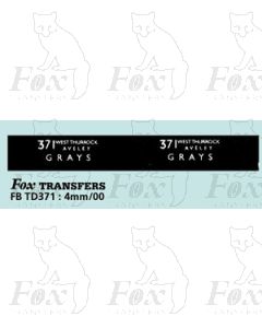 DESTINATION SCREENS - GRAYS 