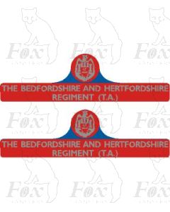 45137 THE BEDFORDSHIRE AND HERTFORDSHIRE REGIMENT (T.A.)