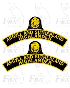 6107 ARGYLL AND SUTHERLAND HIGHLANDER