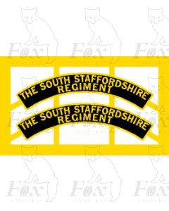 6143  THE SOUTH STAFFORDSHIRE REGIMENT (from 1934)