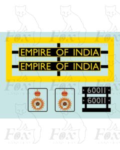 60011 EMPIRE OF INDIA
