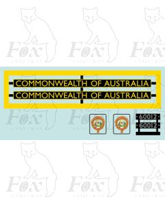 60012 COMMONWEALTH OF AUSTRALIA