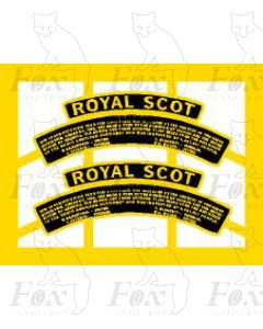 6100CP ROYAL SCOT (with commemorative plaque) unrebuilt version