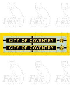 6240 CITY OF COVENTRY (crested) (Late LMS format in BRASS)
