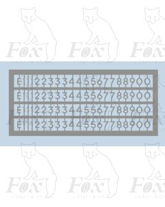 AC West Coast Electric Loco Lettering and numbering
