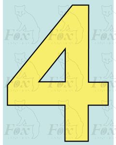 9 inch Cabside Numbering