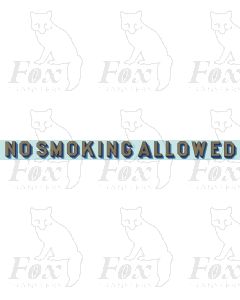 NO SMOKING ALLOWED