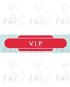 Window signage - VIP
