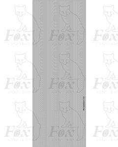 Lining in white - EXTRA Fine lines, 298mm x 0.15mm with Corners