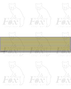 Lining in yellow - Medium lines, 298mm x 0.75mm