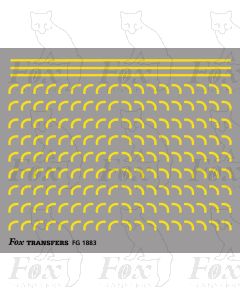 Corners in yellow - Medium-Radius