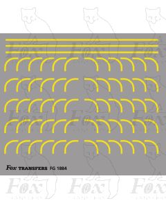 Corners in yellow - Large-Radius